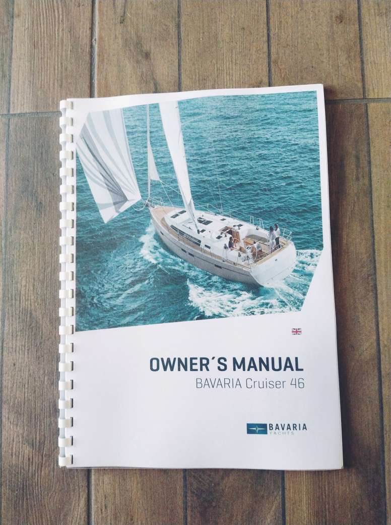 bavaria yacht owner's manual