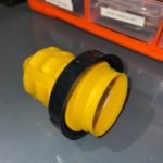 Marinco 20 / 30 Amp 125 Volt Female Connector Cover with Threaded Ring